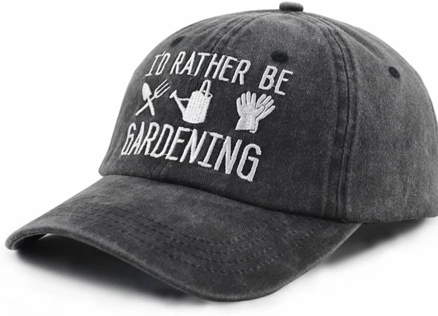 MANMESH HATT Funny Gardening Baseball Cap - Adjustable Cotton Embroidered Hat for Women & Men, Ideal Gift for Garden Lovers