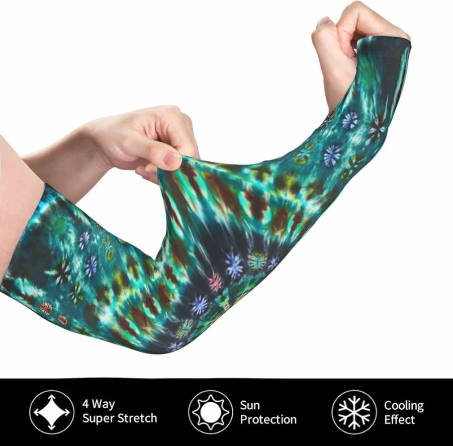 TZT UV Protection Arm Sleeves for Women - Cooling Thorn Proof Sun Sleeves for Gardening, Farming & Outdoor Sports - 1 Pair