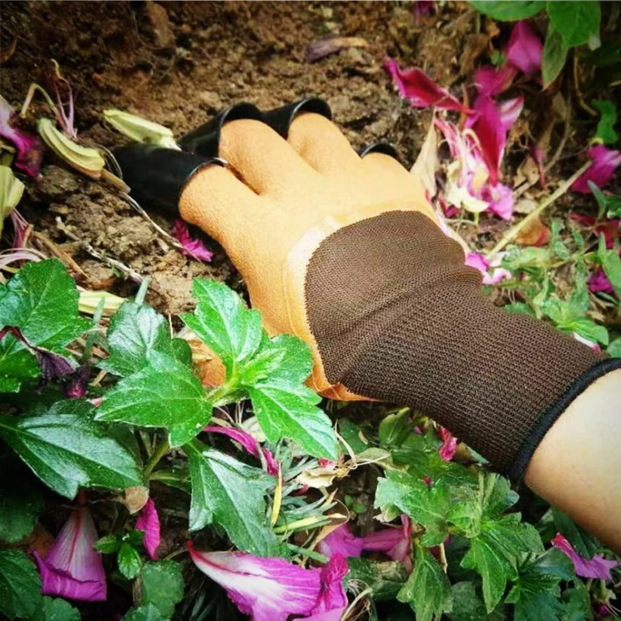 Famoy Gardening Gloves with Claws for Women - Durable Planting Gloves for Digging, Weeding, and Outdoor Garden Work