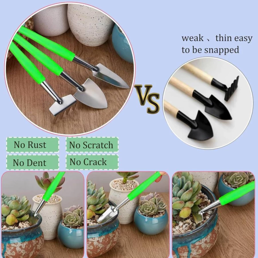HOINCO 20-Piece Gardening Tool Set with Bonsai Wire Kit, Pruning Shears, Scissors & Plant Mat – Perfect Indoor Garden Gift for Succulent & Bonsai Care