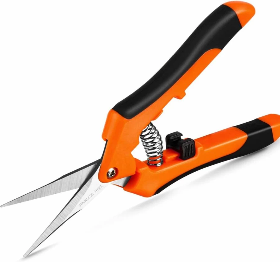 Wevove 3 Pack Garden Pruning Shears Set with Stainless Steel Blades, Sharp Handheld Pruners & Durable Gardening Gloves for Outdoor Use