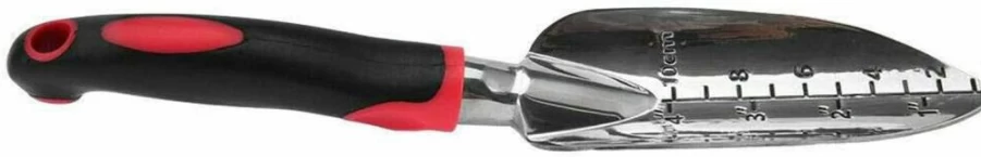 Y&Y Decor 3-Piece Heavy Duty Cast Aluminum Garden Tool Set with Ergonomic Non-Slip Handles - Includes Hand Trowel, Transplant Trowel, and Cultivator Rake for Gardening