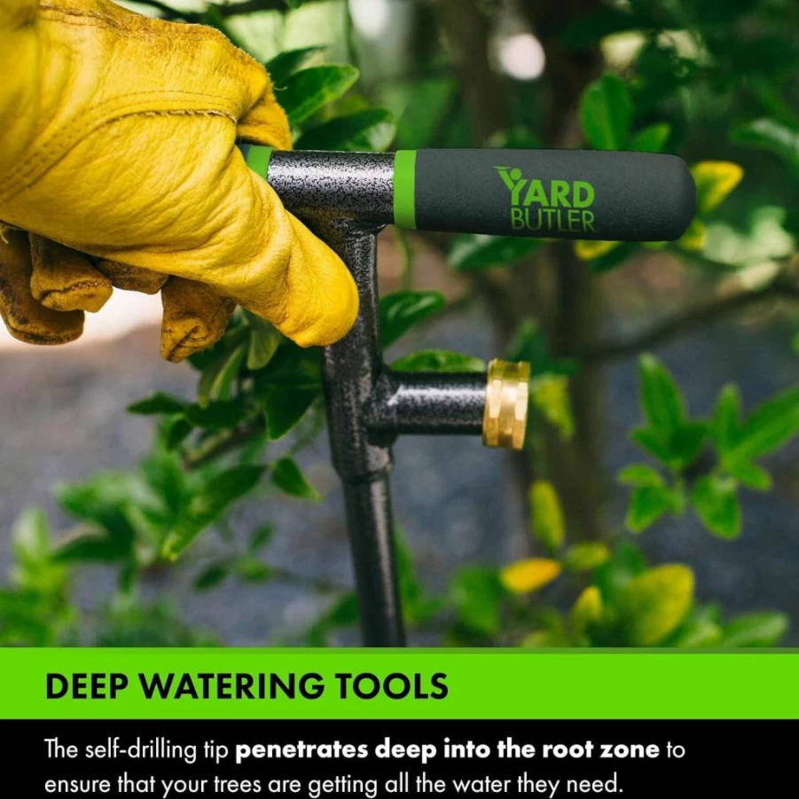 Yard Butler Deep Root Irrigator - Efficient Plant Watering Tool for Direct Root Irrigation - Save Water & Boost Plant Health - Easy Gardening Supplies for Healthy Growth