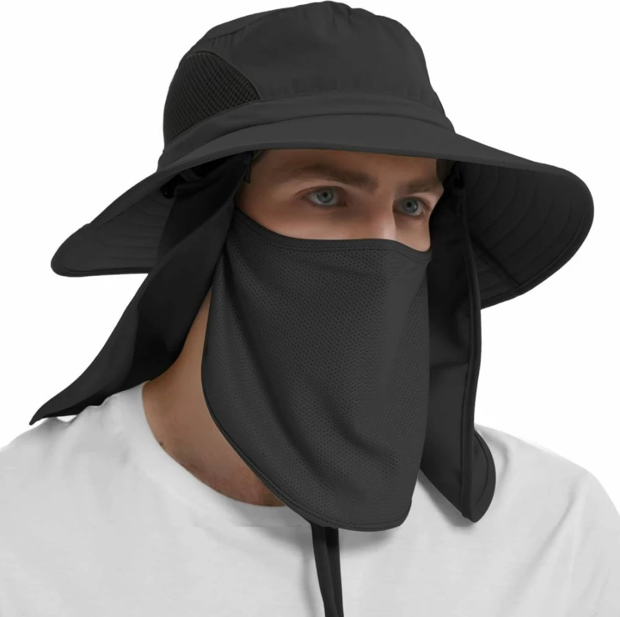 EINSKEY UPF 50+ Wide Brim Sun Hat for Men & Women – Waterproof Packable Bucket Hat for Fishing, Hiking, Beach, and Outdoor Activities