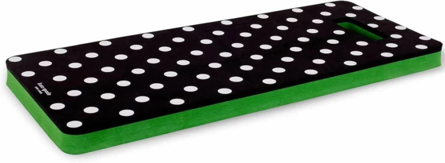 Kate Spade New York Women's Garden Kneeler Set with Thick Kneeling Pad & Dot Print Gloves, Cute Gardening Tools for Yard Work