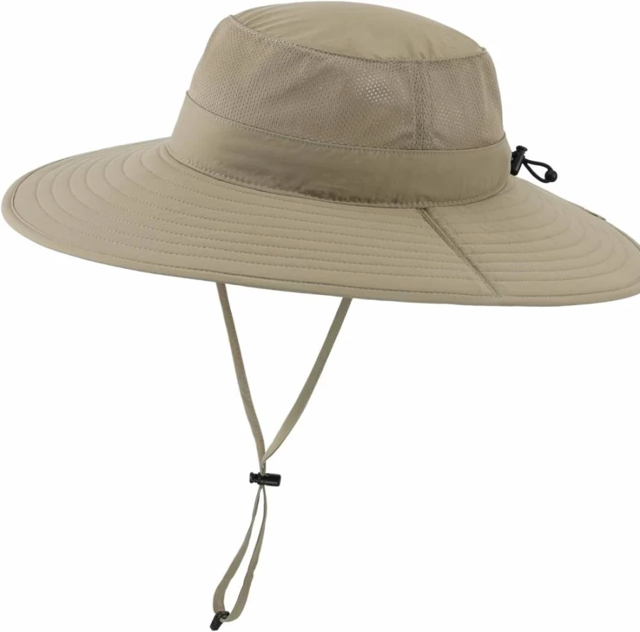 Home Prefer UPF50+ Wide Brim Sun Hat for Men & Women - Foldable UV Protection Fishing Hat for Beach, Gardening, and Outdoor Activities