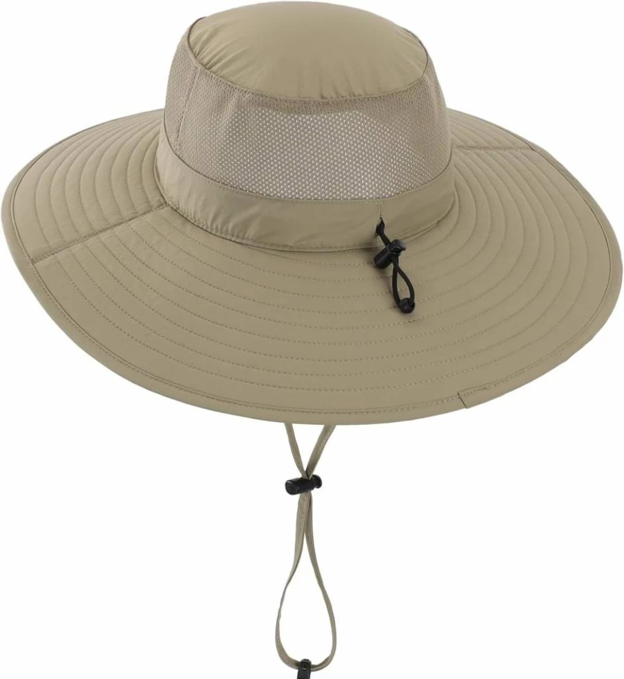 Home Prefer UPF50+ Wide Brim Sun Hat for Men & Women - Foldable UV Protection Fishing Hat for Beach, Gardening, and Outdoor Activities