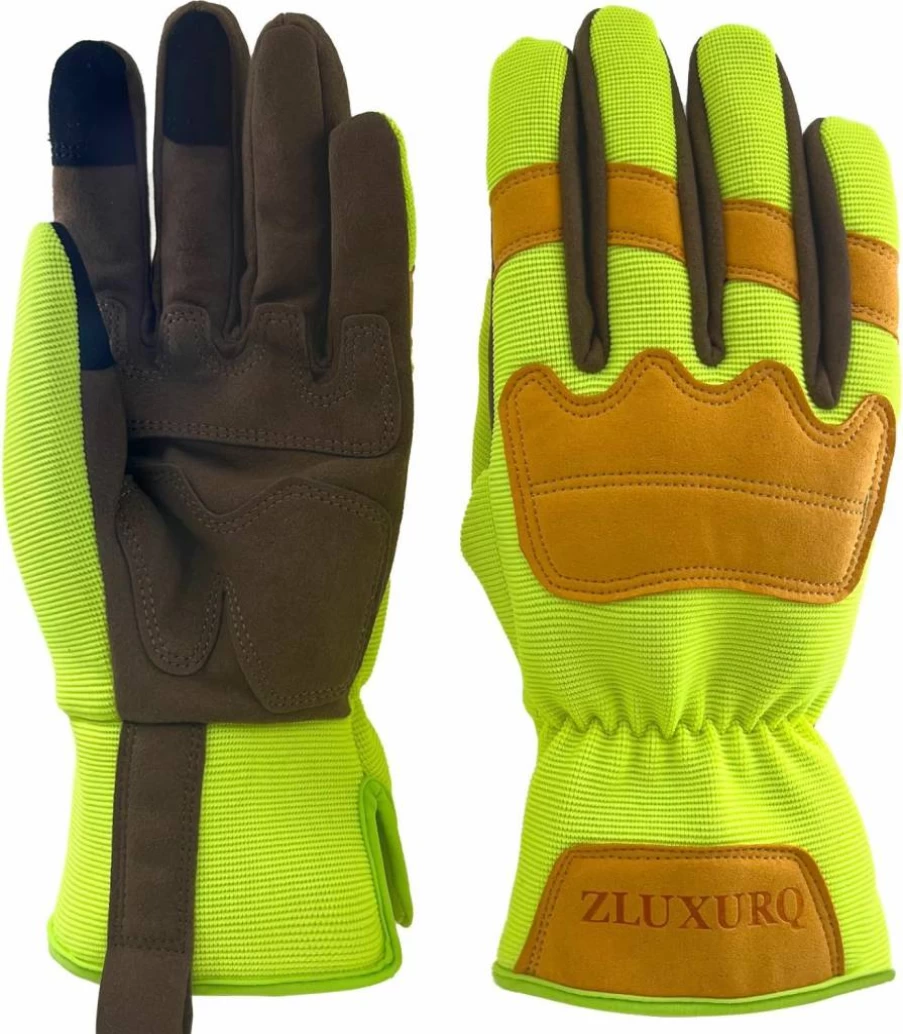 ZLUXURQ Gardening Gloves for Women & Men - Durable Yard Work Gloves with Comfort Grip for Planting, Weeding, and Outdoor Tasks