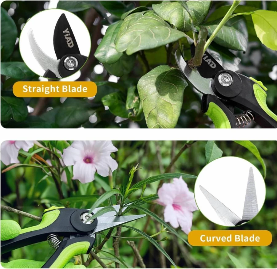 YIAD DRAGON HORSE Pruning Shears - Heavy Duty Garden Shears, Branch Cutter for Trees, Plants, Flowers, Ideal for Women, Yard Work, and Professional Gardening Tools