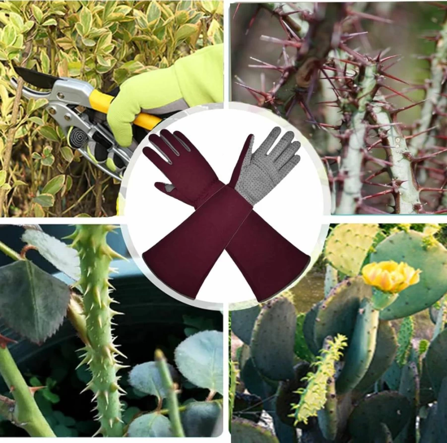 MEPEREZ 3-In-1 Multi-Purpose Gloves for Gardening, Farming, Cleaning - Anti-Slip, Durable, Breathable & Comfortable Work Gloves
