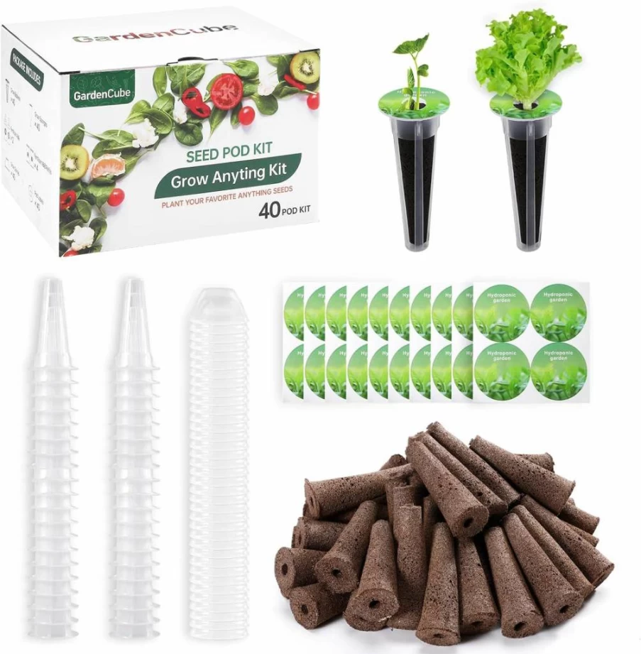 CARPATHEN Drip Irrigation Kit for Garden - Adjustable Watering System with Drip Emitters, 1/4" & 5/16" Tubing, Barbed Fittings for Raised Beds, Lawns, Plants