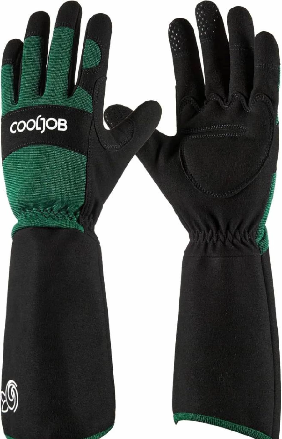 COOLJOB Thorn Proof Rose Pruning Gloves for Men & Women, Long Sleeve Padded Gardening Gloves, Heavy Duty Yard Work Gloves for Bush, Blackberry, Cactus, Puncture Resistant, Machine Washable, Large Size, Navy Blue