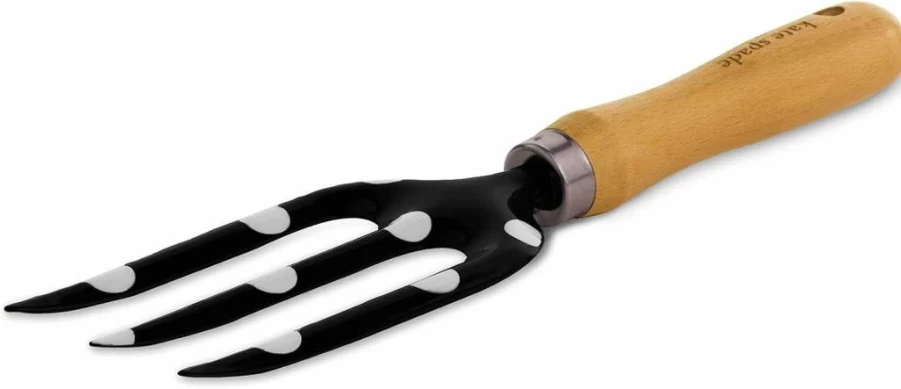 Kate Spade New York Garden Tool Set - 2 Piece Hand Rake and Trowel with Picture Dot Design for Gardening Enthusiasts