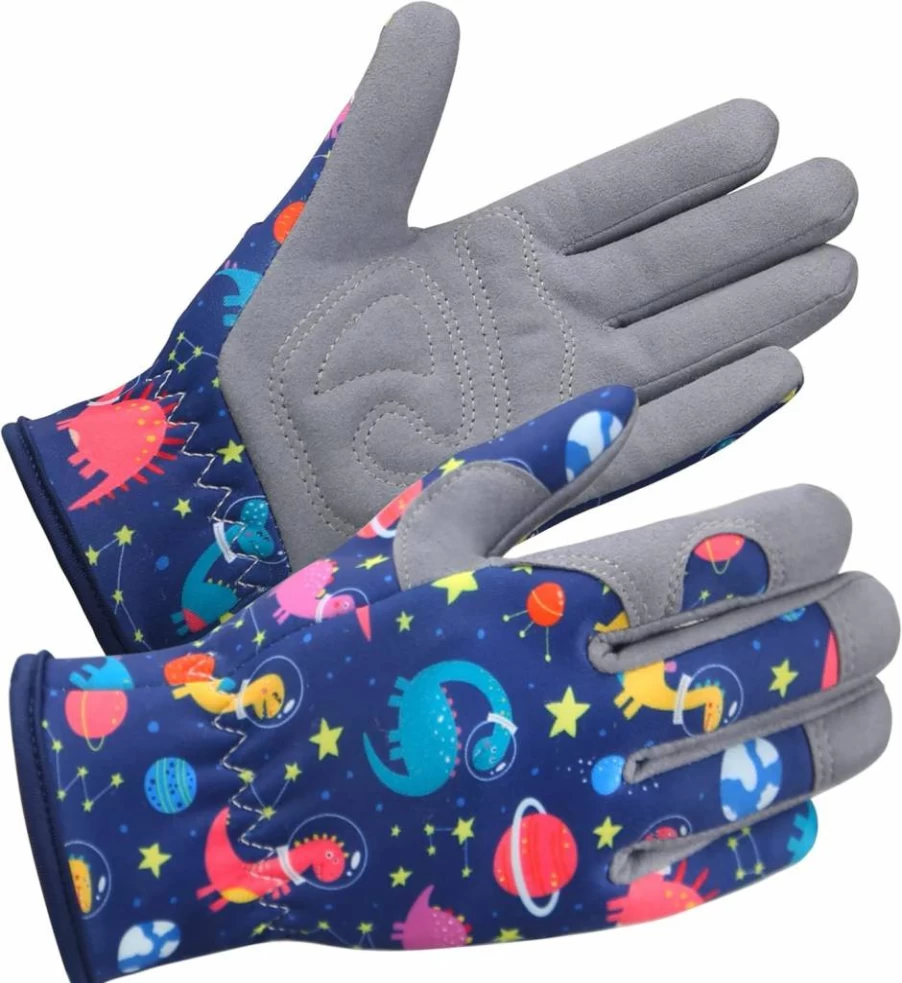 Baidast Thorn Proof Gardening Gloves for Women - Durable Green & White Garden Gloves for Digging, Planting, Pruning, Weeding - Ideal Women's Gift
