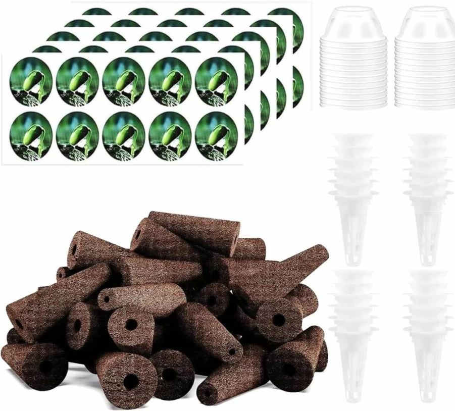 ABM&Y Hydroponic Growing Kit - 200Pcs Seed Pods for Indoor Herb Garden, Basil, Rosemary, Cucumbers, Hydrangea, Catnip - Aerogarden Compatible Hydroponics System